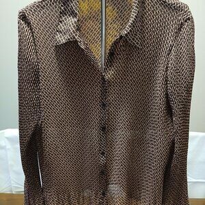 Apt. 9 Patterned Women's Long Sleeve Top Sz XL